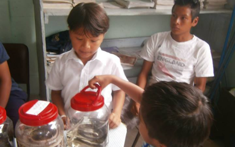 Visita a la Escuela Guanacaste en el Territorio Indígena Ujarras, 2013